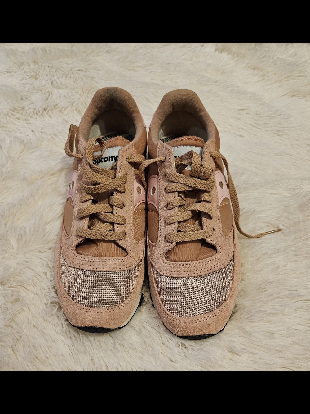 Saucony Women's Pink Blush Mesh & Suede Sneakers